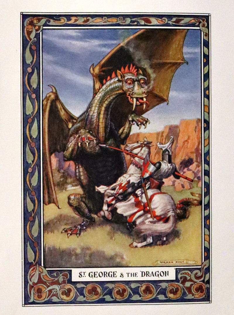 1915 Rare Book - The Seven Champions Of Christendom by F. J. Harvey Darton