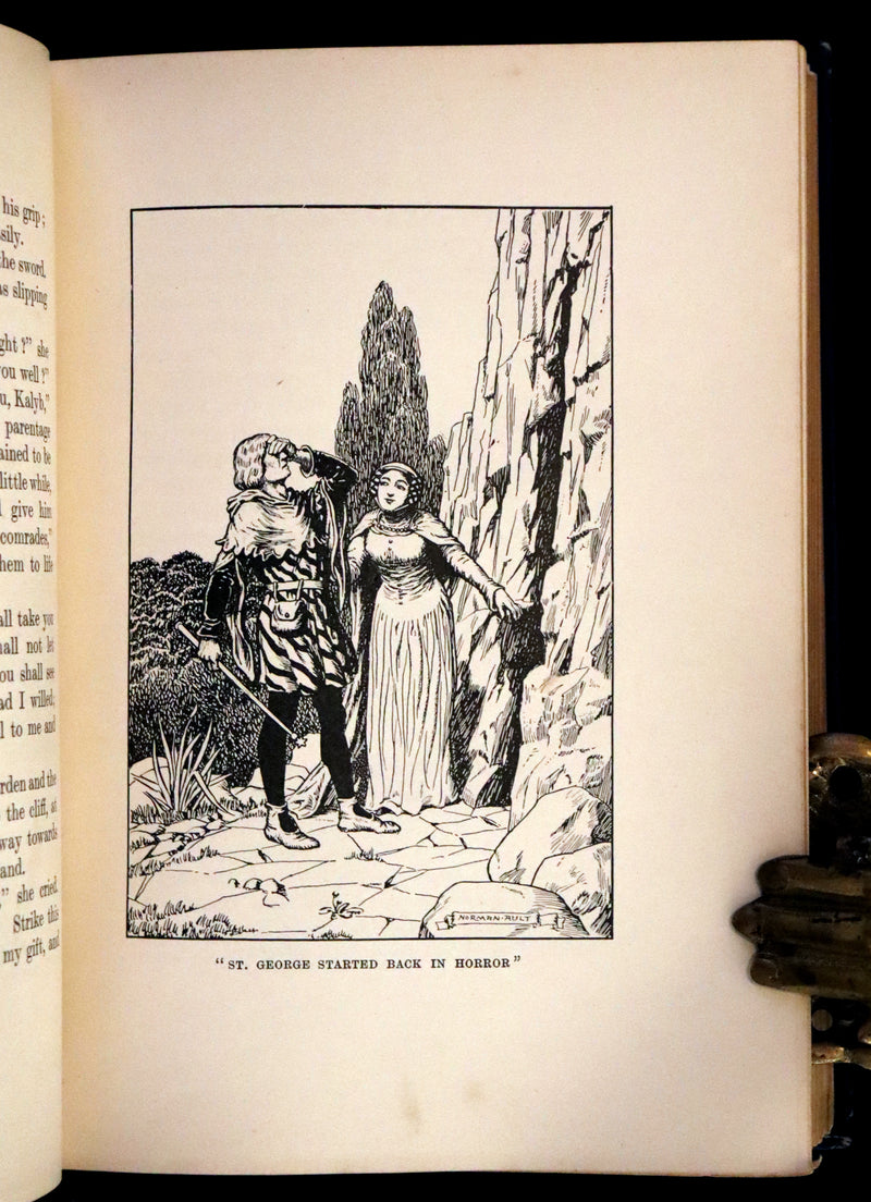 1915 Rare Book - The Seven Champions Of Christendom by F. J. Harvey Darton