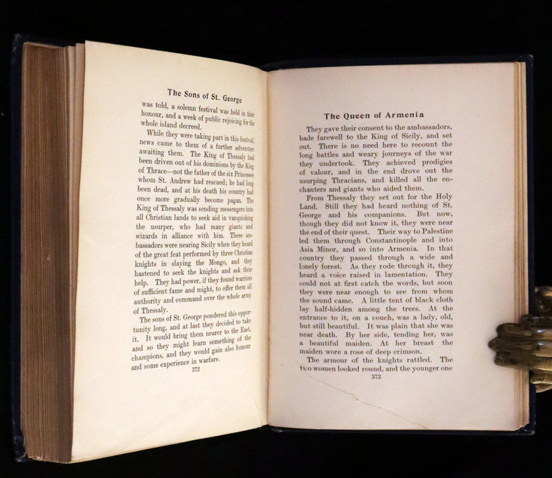 1915 Rare Book - The Seven Champions Of Christendom by F. J. Harvey Darton