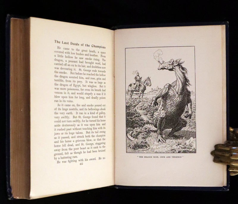 1915 Rare Book - The Seven Champions Of Christendom by F. J. Harvey Darton