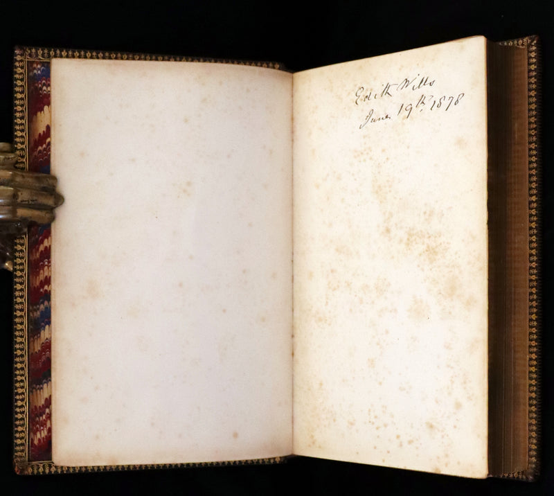 1843 Rare Book set - The Poetical Works of John Milton Illustrated