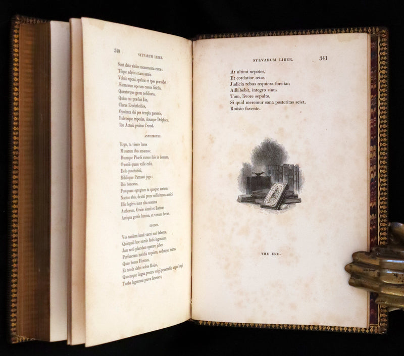 1843 Rare Book set - The Poetical Works of John Milton Illustrated