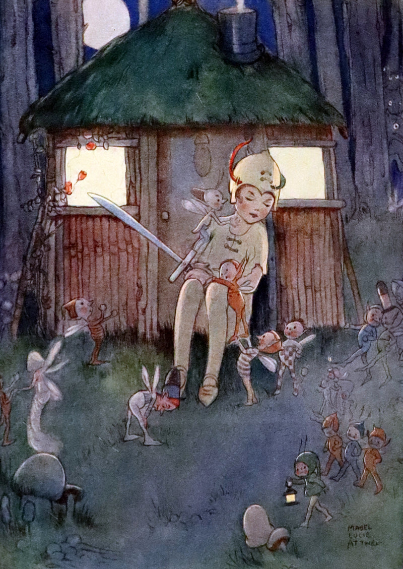 1925 Rare Book - Peter Pan and Wendy Illustrated by Mabel Lucie Attwell
