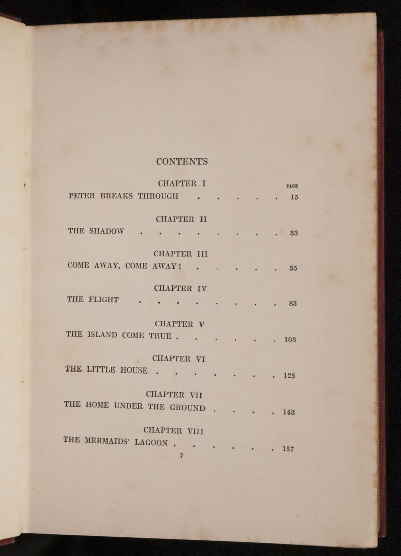 1925 Rare Book - Peter Pan and Wendy Illustrated by Mabel Lucie Attwell