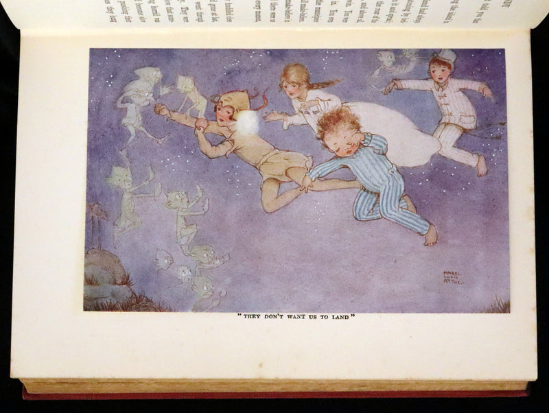 1925 Rare Book - Peter Pan and Wendy Illustrated by Mabel Lucie Attwell