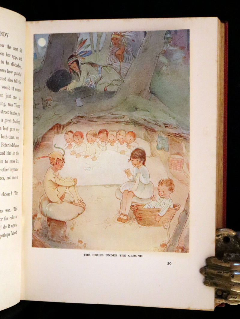 1925 Rare Book - Peter Pan and Wendy Illustrated by Mabel Lucie Attwell