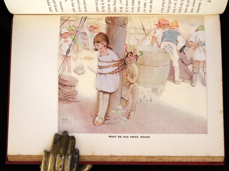 1925 Rare Book - Peter Pan and Wendy Illustrated by Mabel Lucie Attwell
