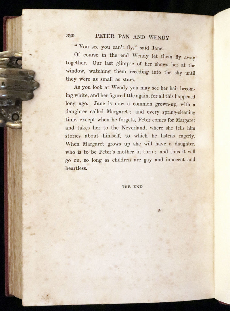 1925 Rare Book - Peter Pan and Wendy Illustrated by Mabel Lucie Attwell