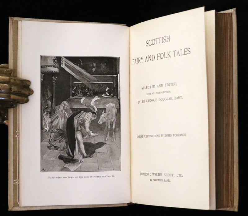 1893 Scarce First Edition - Scottish Fairy and Folk Tale by Sir George Douglas