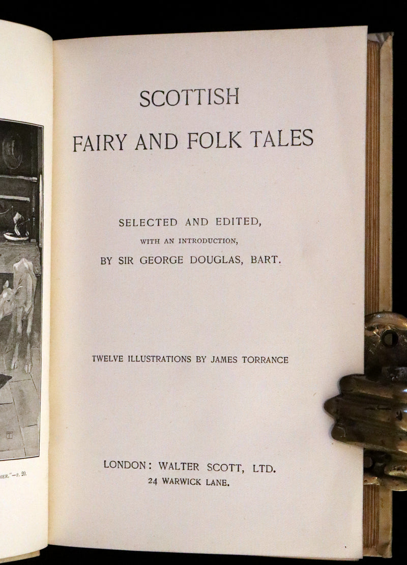 1893 Scarce First Edition - Scottish Fairy and Folk Tale by Sir George Douglas
