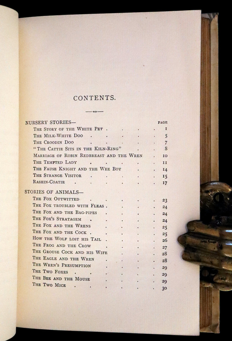 1893 Scarce First Edition - Scottish Fairy and Folk Tale by Sir George Douglas