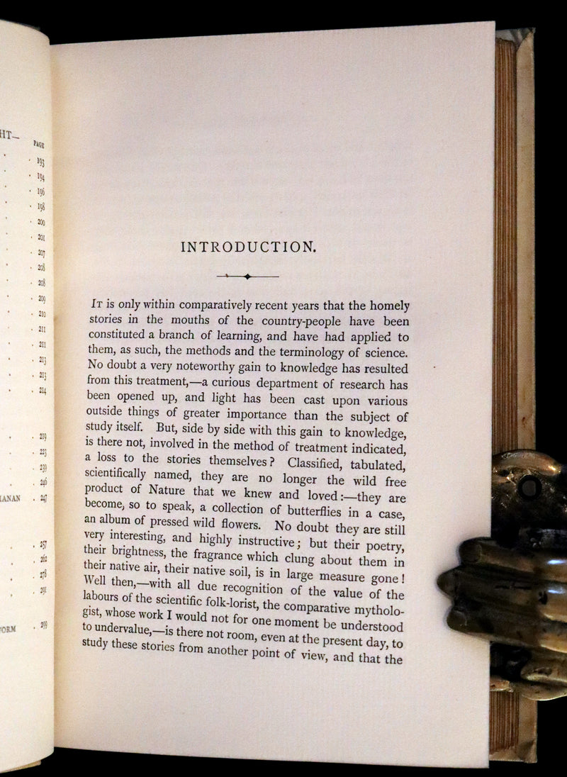 1893 Scarce First Edition - Scottish Fairy and Folk Tale by Sir George Douglas
