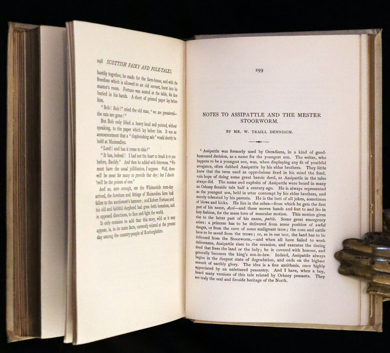 1893 Scarce First Edition - Scottish Fairy and Folk Tale by Sir George Douglas