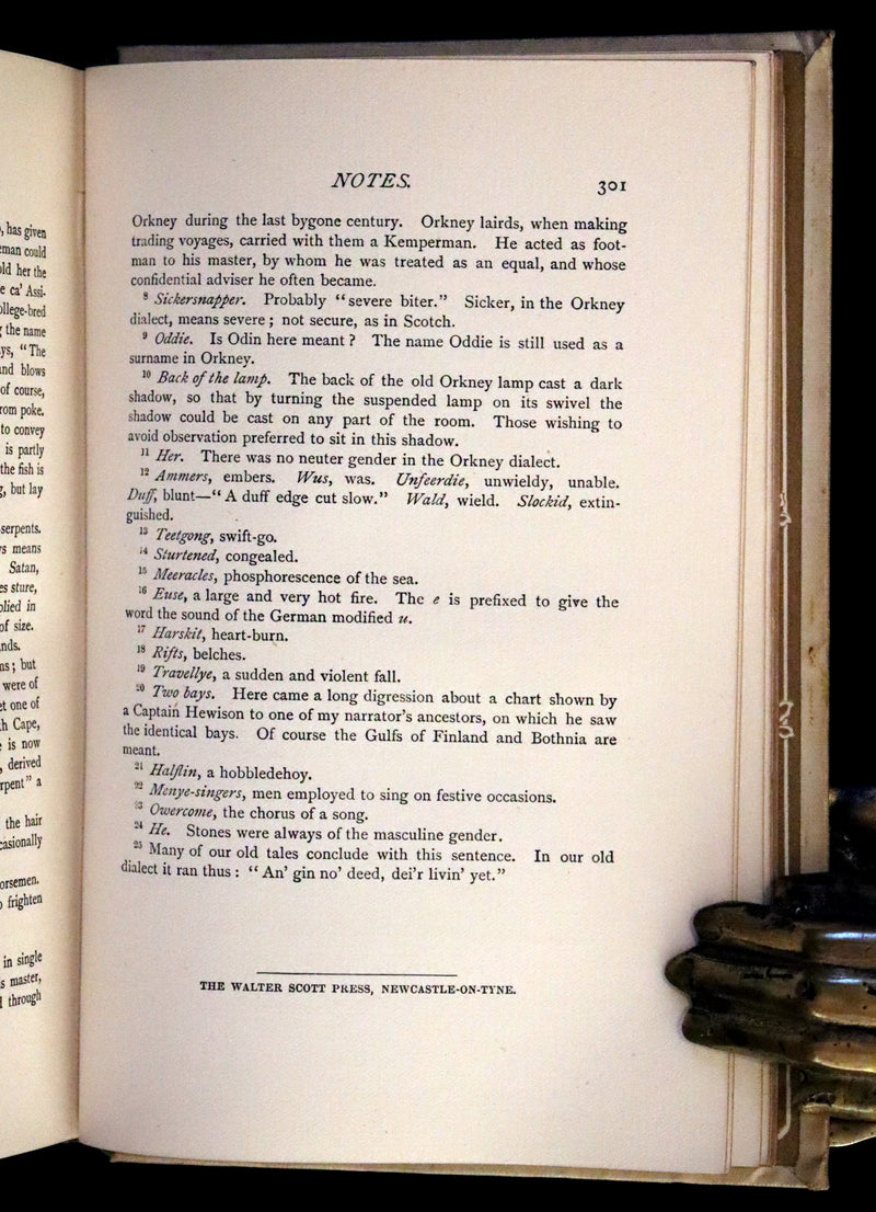 1893 Scarce First Edition - Scottish Fairy and Folk Tale by Sir George Douglas