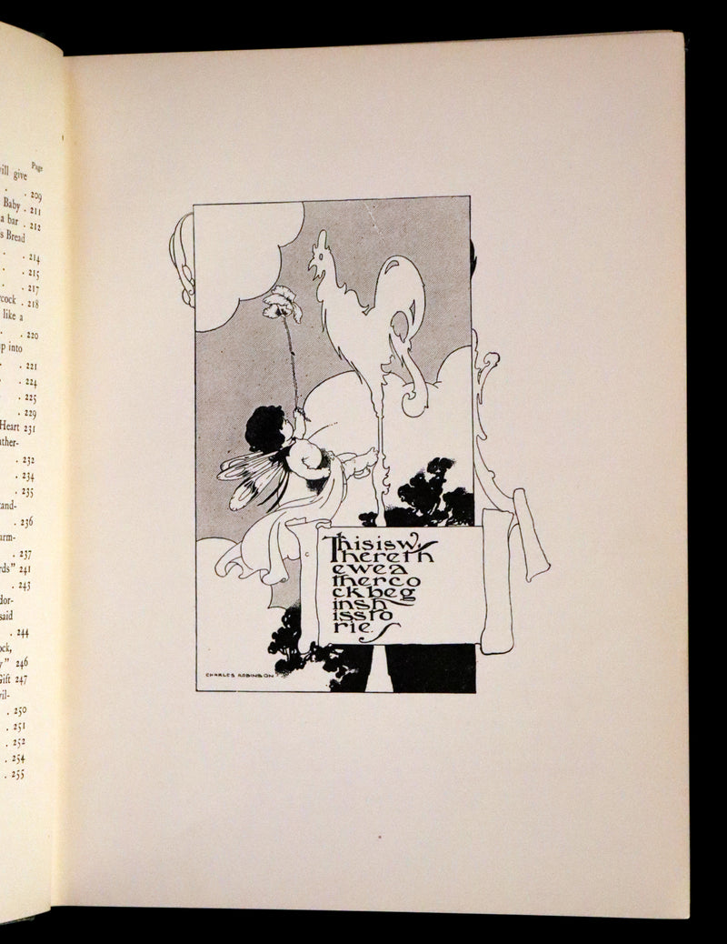1907 Rare First Edition - The Story of the Weathercock by Charles Robinson