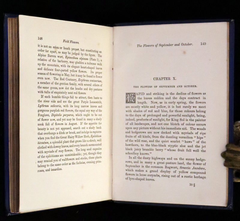 1870 Scarce First Edition - Field Flowers by the botanist James Shirley Hibberd