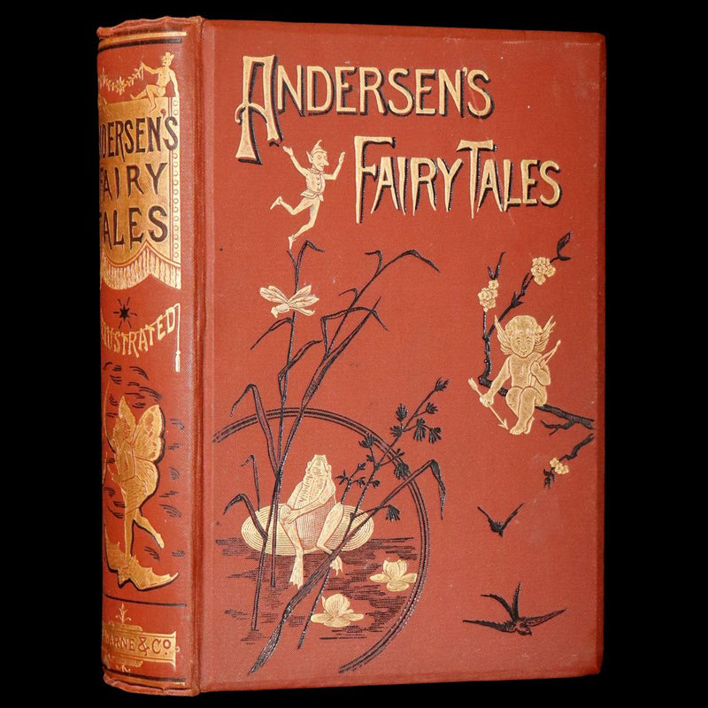 1895 Rare Victorian Book - Hans Christian Andersen's Fairy Tales Illustrated