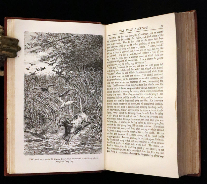 1895 Rare Victorian Book - Hans Christian Andersen's Fairy Tales Illustrated