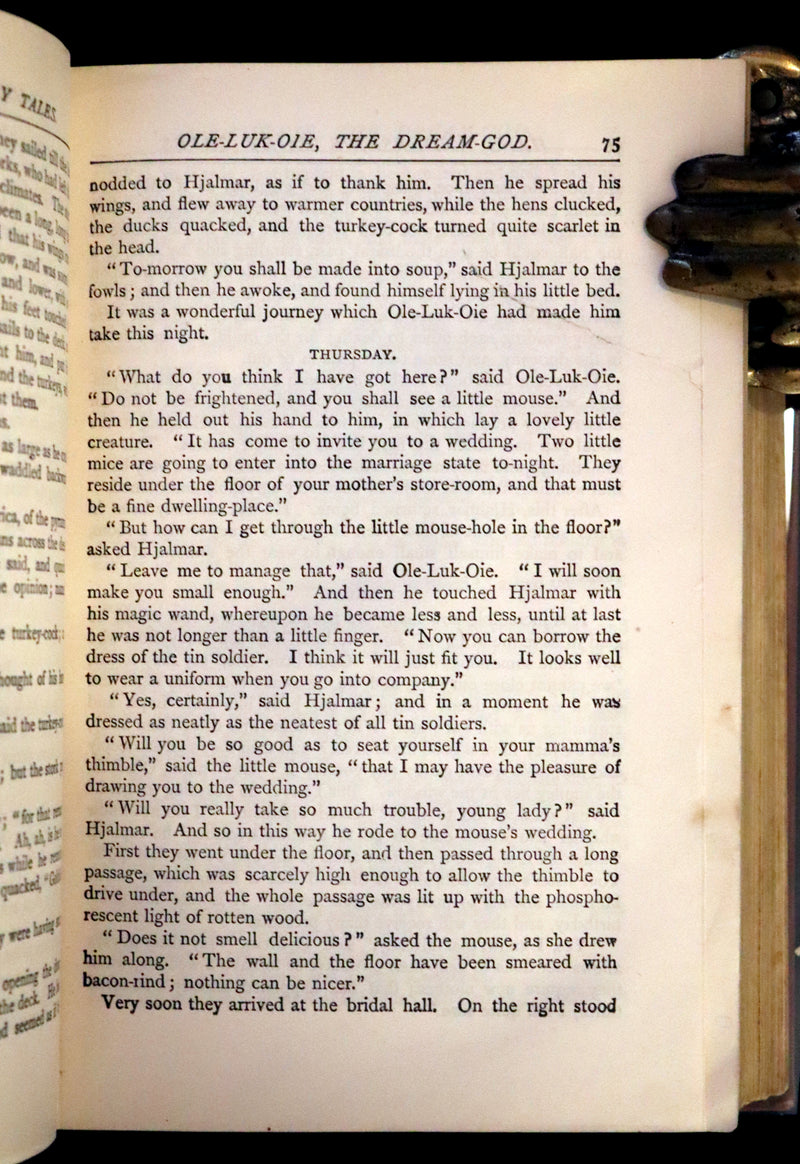 1895 Rare Victorian Book - Hans Christian Andersen's Fairy Tales Illustrated