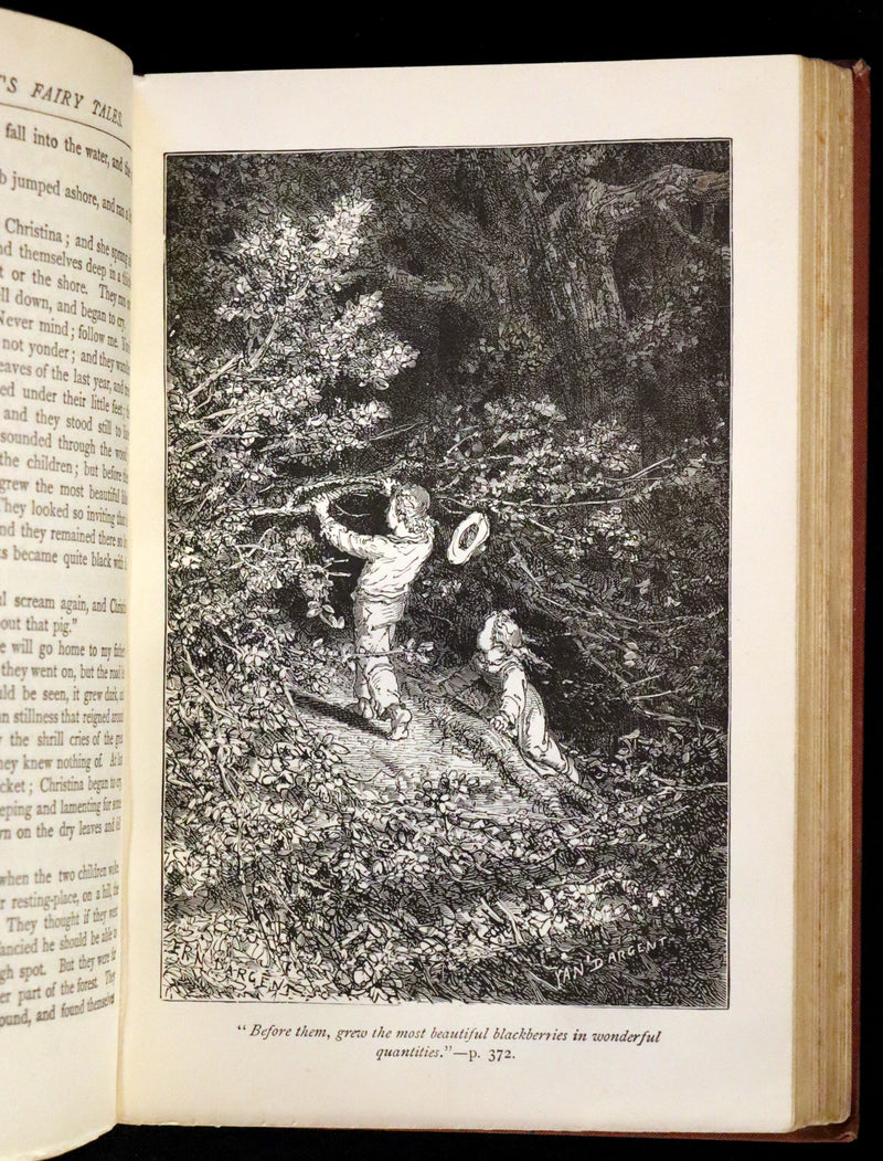 1895 Rare Victorian Book - Hans Christian Andersen's Fairy Tales Illustrated