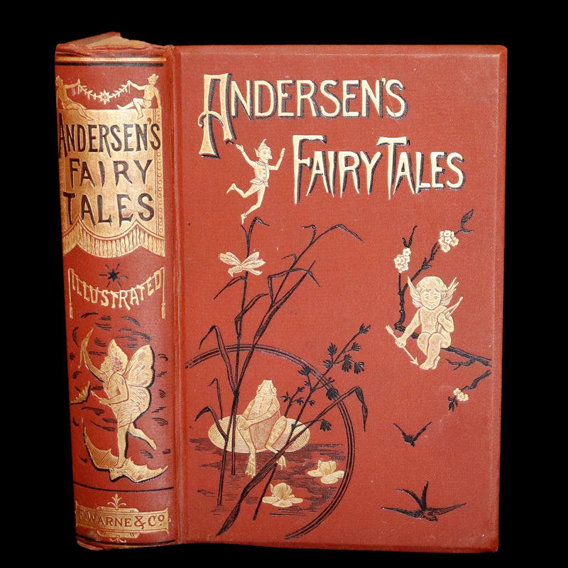 1895 Rare Victorian Book - Hans Christian Andersen's Fairy Tales Illustrated