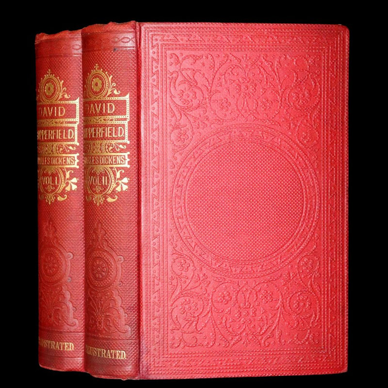 1875 Rare Book Set -The Personal History of David Copperfield by Charles Dickens