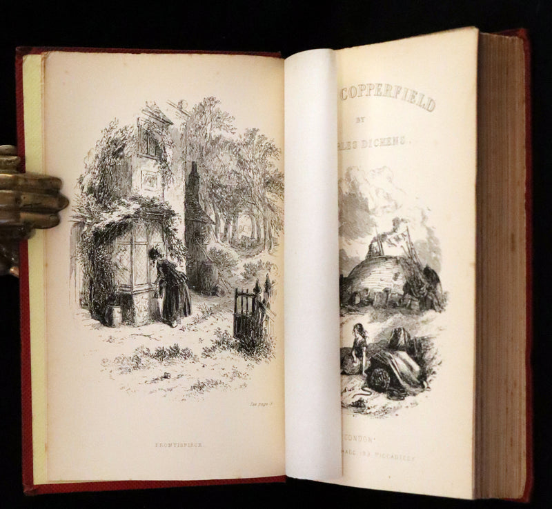 1875 Rare Book Set -The Personal History of David Copperfield by Charles Dickens