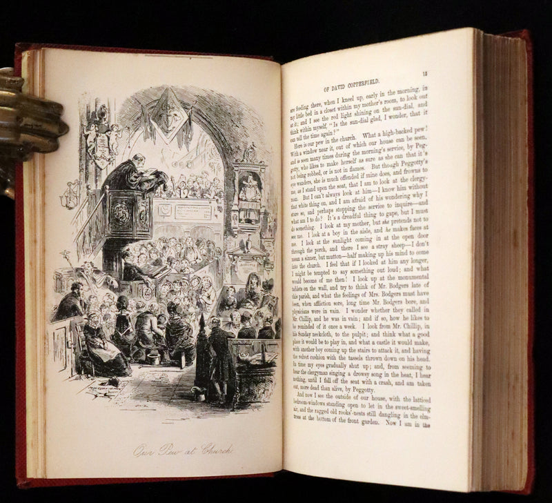 1875 Rare Book Set -The Personal History of David Copperfield by Charles Dickens