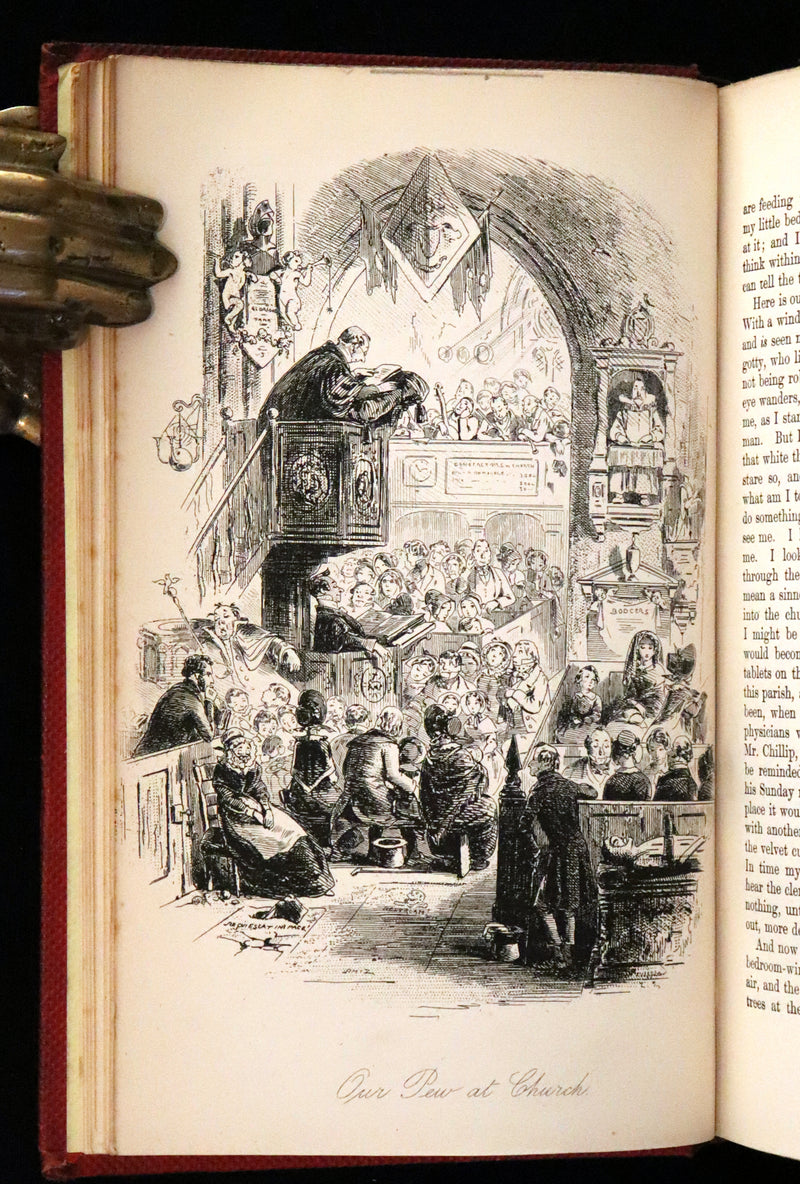 1875 Rare Book Set -The Personal History of David Copperfield by Charles Dickens