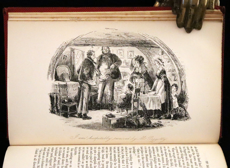 1875 Rare Book Set -The Personal History of David Copperfield by Charles Dickens
