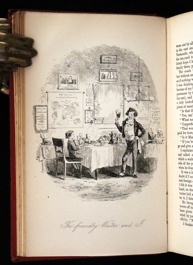 1875 Rare Book Set -The Personal History of David Copperfield by Charles Dickens