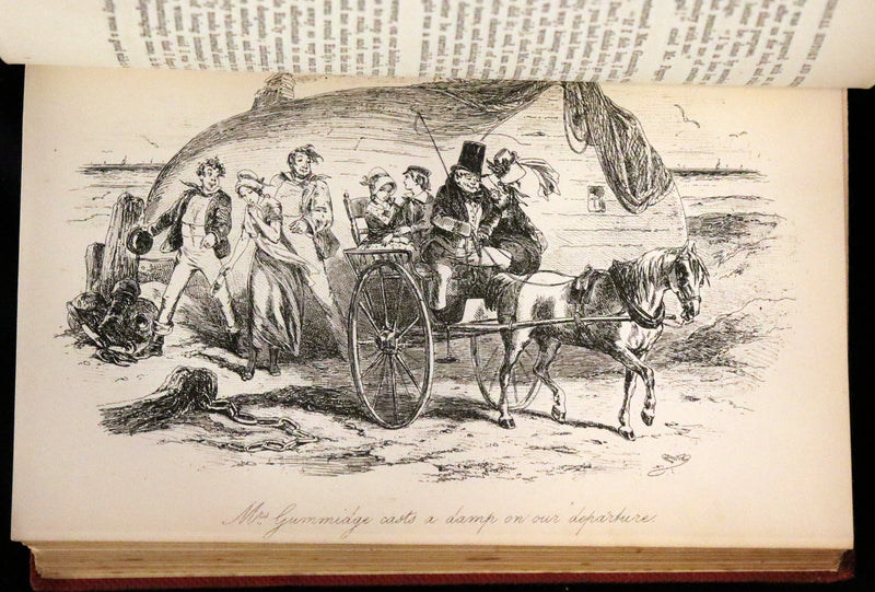 1875 Rare Book Set -The Personal History of David Copperfield by Charles Dickens