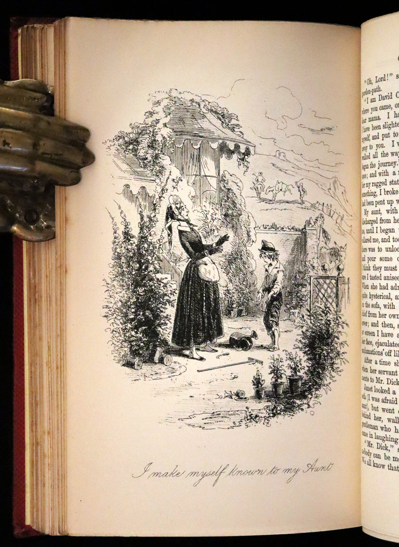 1875 Rare Book Set -The Personal History of David Copperfield by Charles Dickens