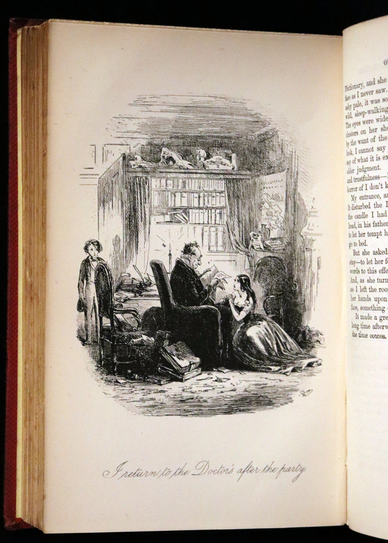 1875 Rare Book Set -The Personal History of David Copperfield by Charles Dickens