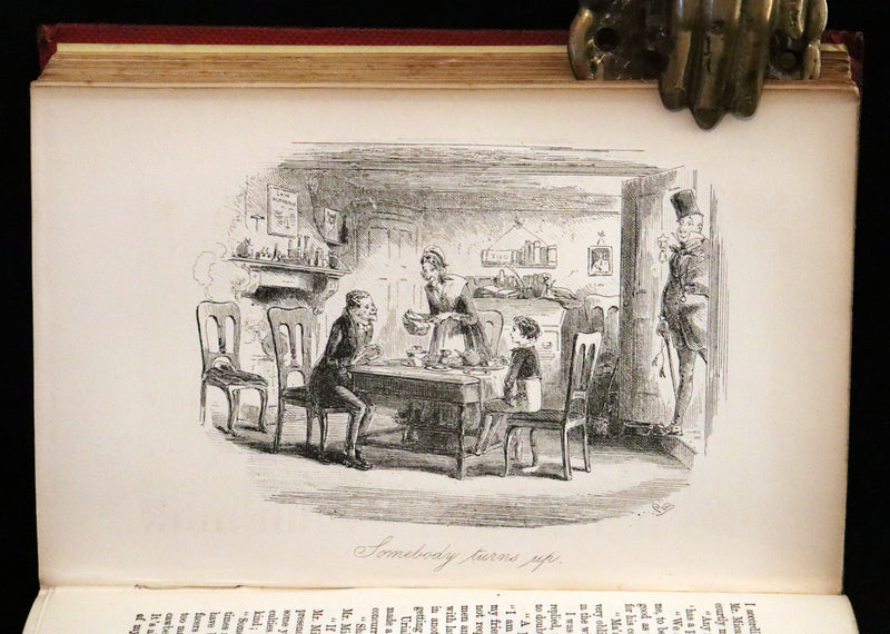 1875 Rare Book Set -The Personal History of David Copperfield by Charles Dickens