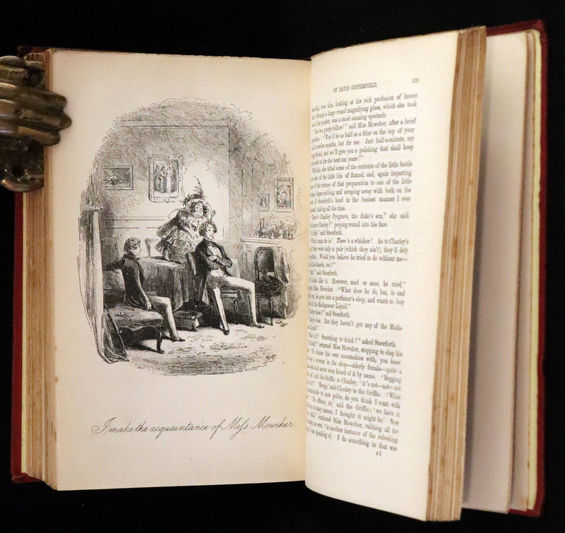 1875 Rare Book Set -The Personal History of David Copperfield by Charles Dickens