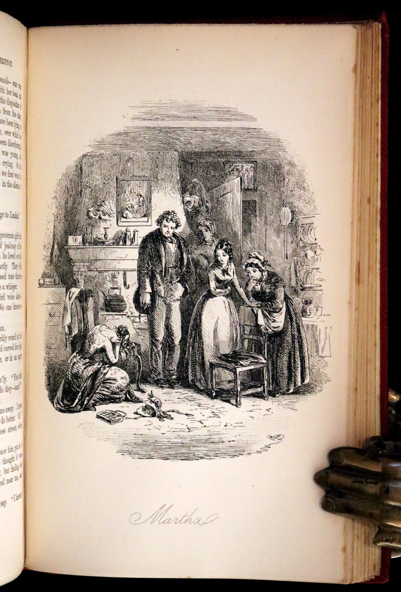1875 Rare Book Set -The Personal History of David Copperfield by Charles Dickens