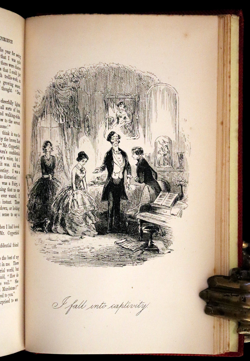 1875 Rare Book Set -The Personal History of David Copperfield by Charles Dickens