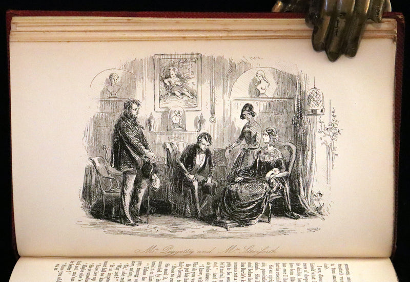 1875 Rare Book Set -The Personal History of David Copperfield by Charles Dickens