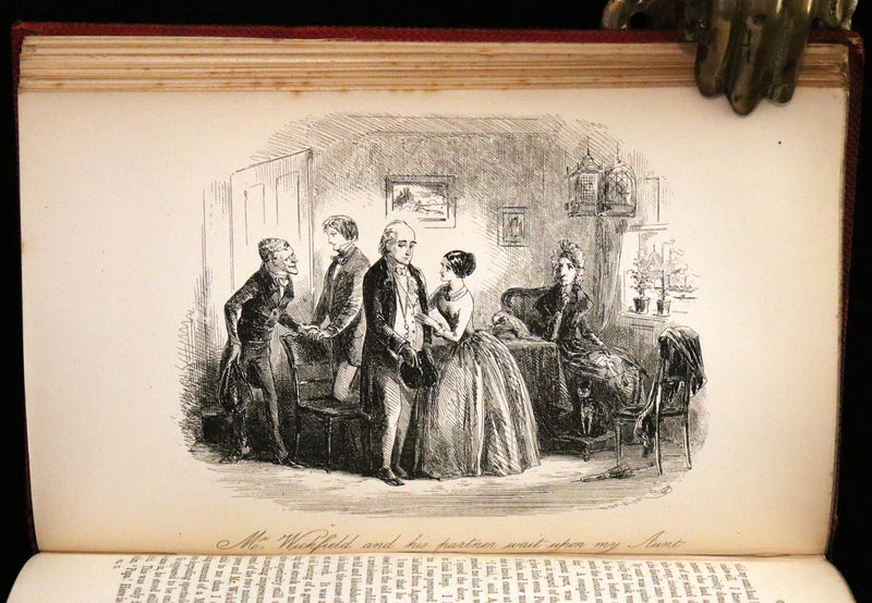 1875 Rare Book Set -The Personal History of David Copperfield by Charles Dickens