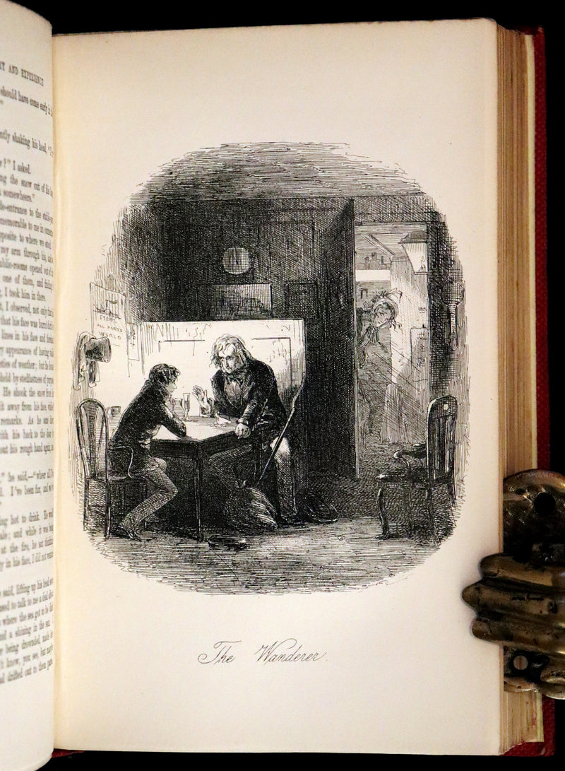 1875 Rare Book Set -The Personal History of David Copperfield by Charles Dickens