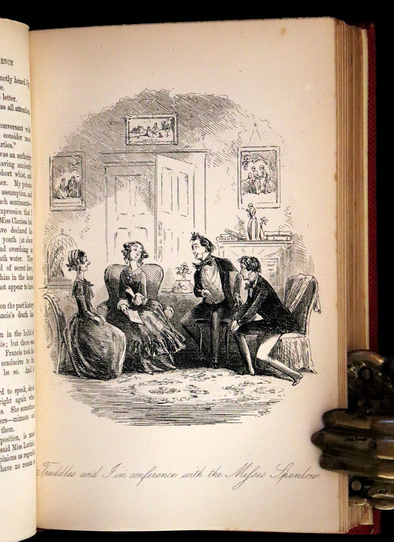 1875 Rare Book Set -The Personal History of David Copperfield by Charles Dickens