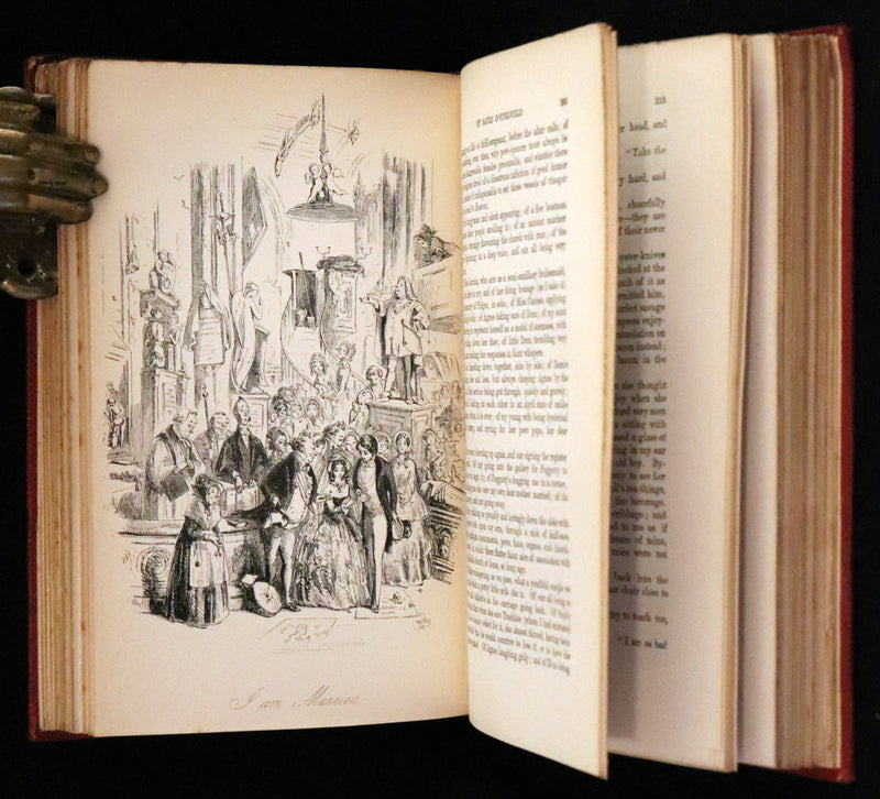 1875 Rare Book Set -The Personal History of David Copperfield by Charles Dickens