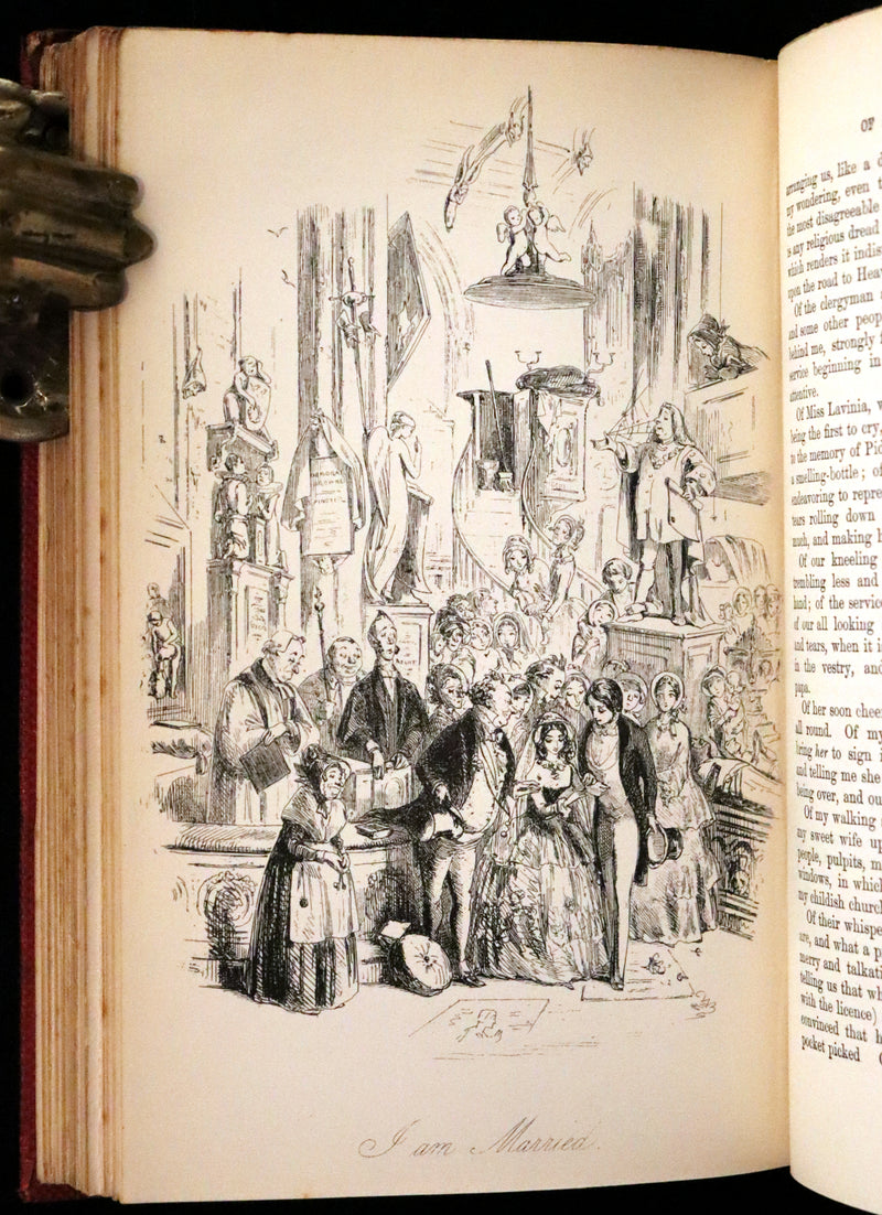 1875 Rare Book Set -The Personal History of David Copperfield by Charles Dickens