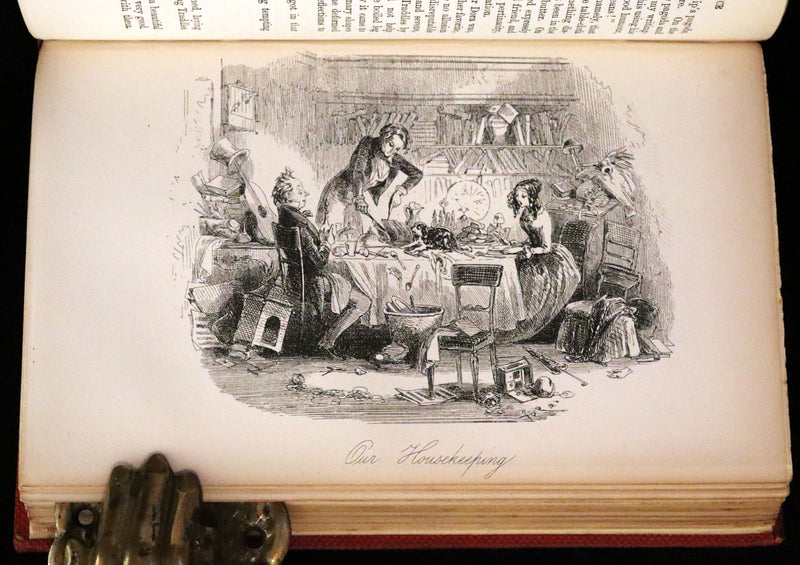 1875 Rare Book Set -The Personal History of David Copperfield by Charles Dickens