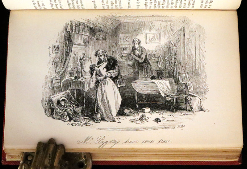 1875 Rare Book Set -The Personal History of David Copperfield by Charles Dickens