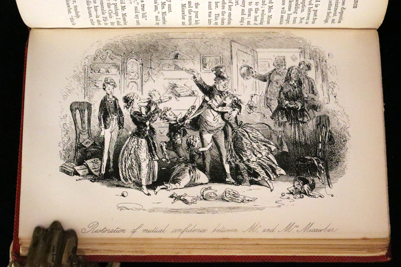1875 Rare Book Set -The Personal History of David Copperfield by Charles Dickens