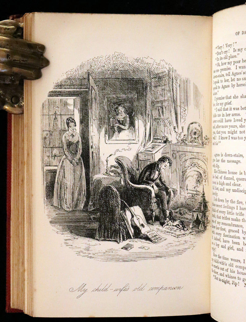 1875 Rare Book Set -The Personal History of David Copperfield by Charles Dickens
