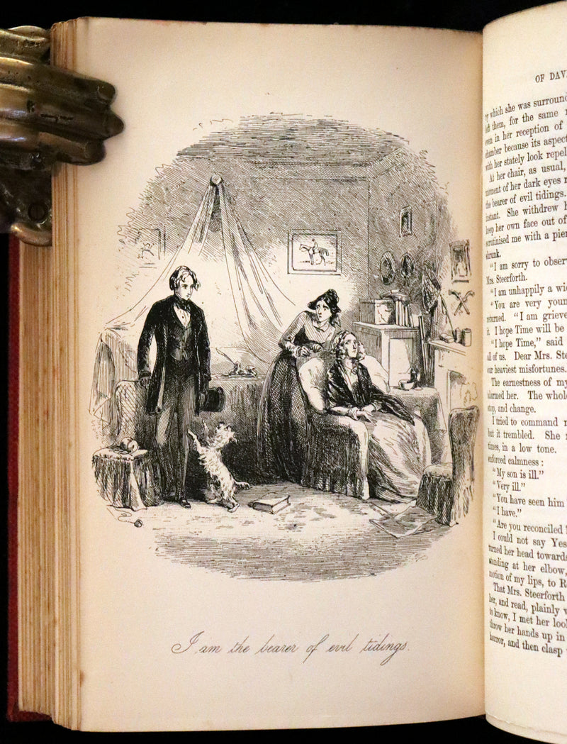 1875 Rare Book Set -The Personal History of David Copperfield by Charles Dickens