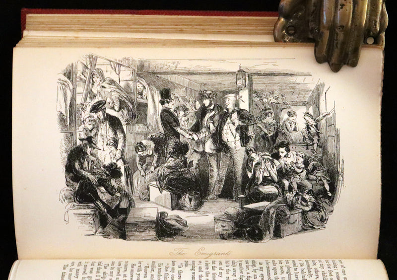 1875 Rare Book Set -The Personal History of David Copperfield by Charles Dickens